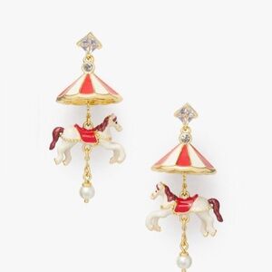 Kate Spade Winter Wonderland Carousel Earrings